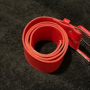 Chic Red Women's Belt